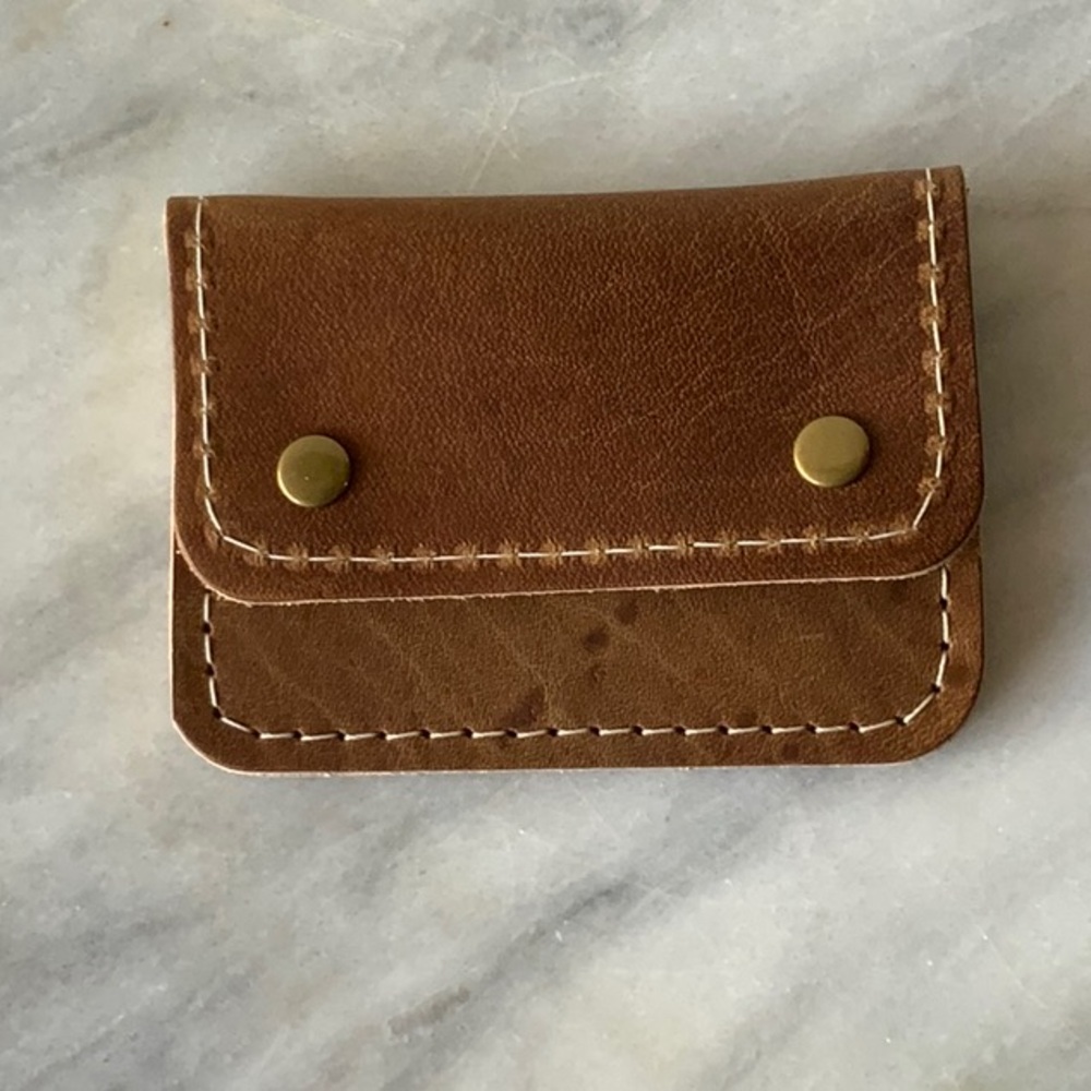 Brown Leather Card Holder